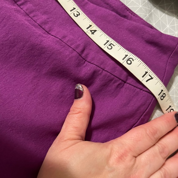Purple Peck & Peck capri pants size XL womens - Picture 7 of 7
